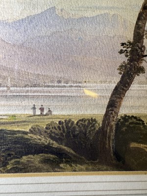 Lot 1019 - John Varley OWS (1778-1842) "Bala Lake, North...