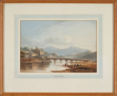 Lot 1019 - John Varley OWS (1778-1842) "Bala Lake, North...