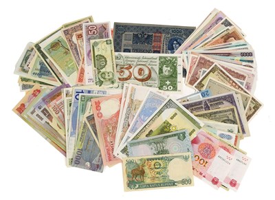 Lot 494 - A Collection of World Banknotes, comprising...