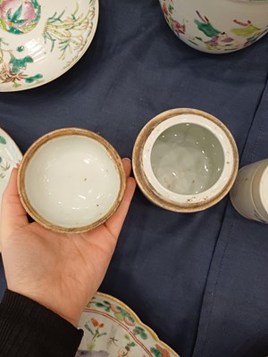 Lot 51 - A Pair of Chinese Porcelain Jars and Covers,...