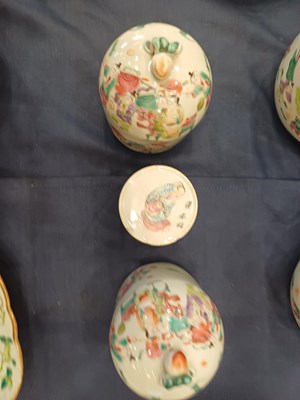 Lot 51 - A Pair of Chinese Porcelain Jars and Covers,...