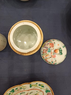 Lot 51 - A Pair of Chinese Porcelain Jars and Covers,...
