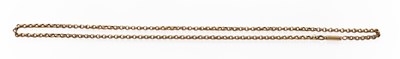 Lot 326 - A Cable Link Chain, with applied plaque...