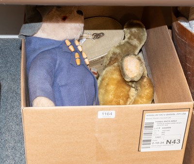 Lot 1164 - 20th Century Teddy Bears comprising two...