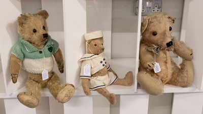 Lot 1133 - Three Teddy Bears comprising a Merrythought...