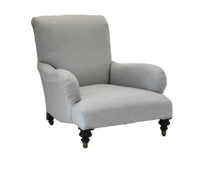 Lot 424 - A Victorian Deep-Seated Armchair, in the...