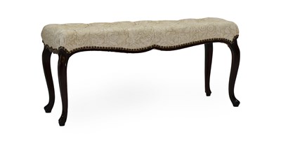Lot 661 - A Rosewood-Framed Window Seat, late 19th...