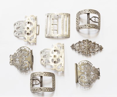 Lot 345 - Three Pairs of Decorative Early 20th Century...