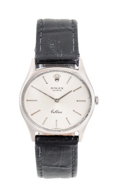 Lot 2149 - Rolex: An 18 Carat White Gold Wristwatch,...