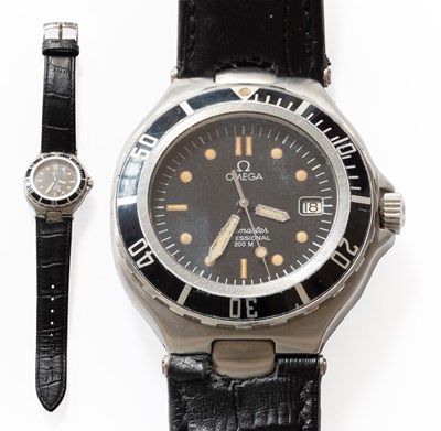 Lot 290 - A Stainless Steel Quartz Omega Seamaster...