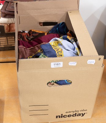 Lot 1161 - Assorted Mid 20th Century and Later Silk and...