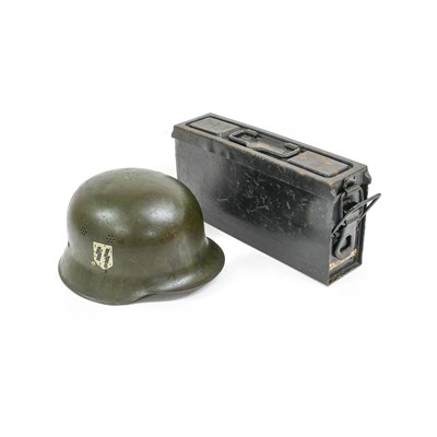 Lot 242 - A Second World War German M35 Police Style SS...