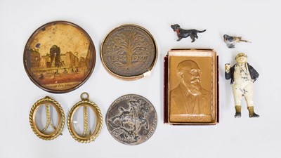 Lot 36 - A Small Box of Collectables, including two...