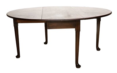 Lot 375 - A George III Mahogany Six-Seater Gateleg...