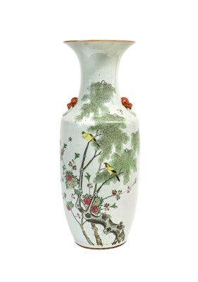Lot 43 - A Chinese Porcelain Vase, Republic period, of...