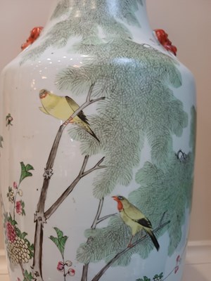 Lot 43 - A Chinese Porcelain Vase, Republic period, of...