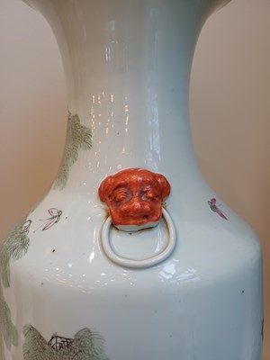 Lot 43 - A Chinese Porcelain Vase, Republic period, of...