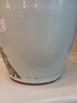 Lot 43 - A Chinese Porcelain Vase, Republic period, of...