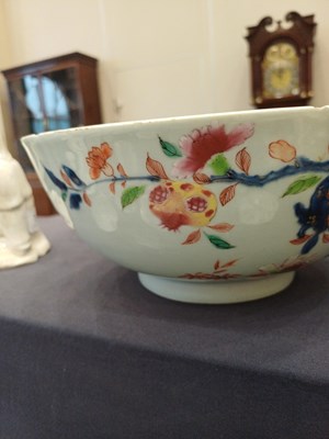 Lot 44 - A Cantonese Porcelain Basket, late 19th...