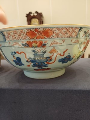 Lot 44 - A Cantonese Porcelain Basket, late 19th...
