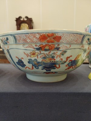 Lot 44 - A Cantonese Porcelain Basket, late 19th...