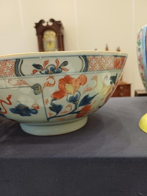 Lot 44 - A Cantonese Porcelain Basket, late 19th...