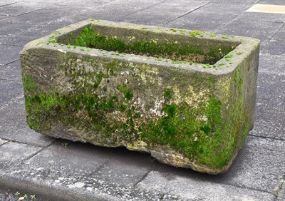 Lot 259 - A 19th Century Stone Rectangular Garden Trough...