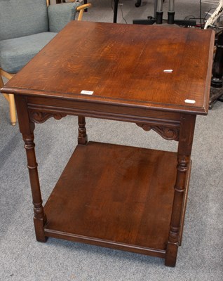 Lot 1342 - A Tichmarsh & Goodwin Style Oak Two Tier...
