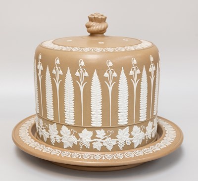 Lot 140 - A Jasper Cheese Dome on Stand, late 19th...