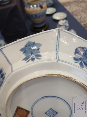 Lot 8 - A Chinese Porcelain Octagonal Plate, Kangxi,...