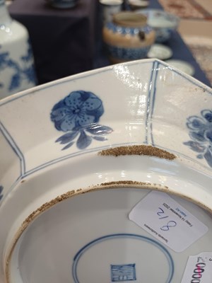 Lot 8 - A Chinese Porcelain Octagonal Plate, Kangxi,...