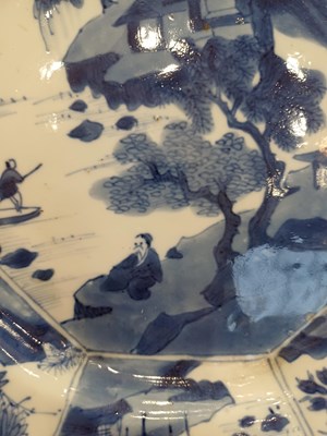 Lot 8 - A Chinese Porcelain Octagonal Plate, Kangxi,...