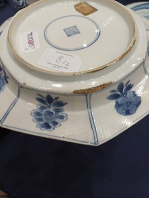 Lot 8 - A Chinese Porcelain Octagonal Plate, Kangxi,...