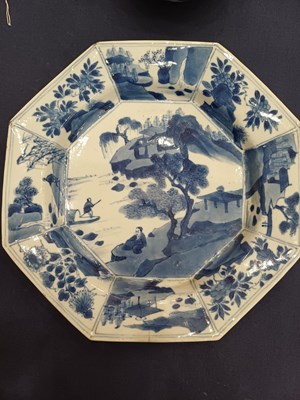 Lot 8 - A Chinese Porcelain Octagonal Plate, Kangxi,...