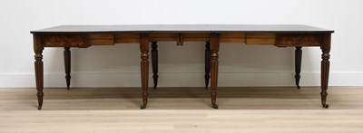 Lot 371 - A William IV Mahogany Extending Dining Table,...