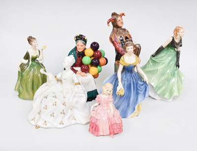Lot 145 - A Collection of Royal Doulton Figures,...