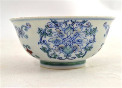 Lot 339 - Modern Doucai small bowl