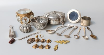 Lot 47 - A Collection of Assorted Silver, Silver Plate...