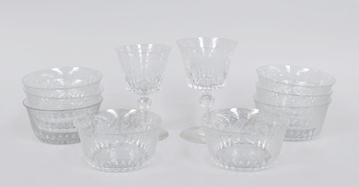 Lot 125 - A Baccarat Part Dessert Suite, comprising two...