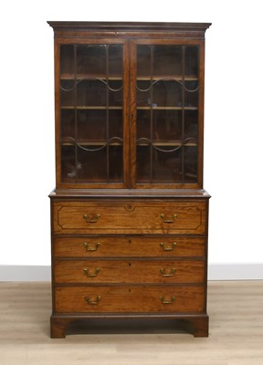 Lot 590 - A Late George III Mahogany, Purple Heart and...