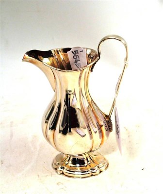 Lot 342 - Silver jug, Birmingham 1962