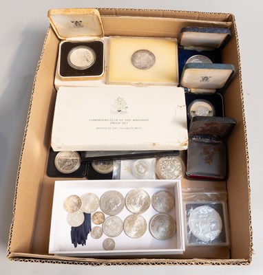 Lot 46 - A Collection of World Silver Coins, to include...
