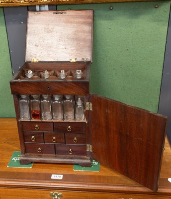 Lot 210 - A 19th Century Mahogany Apothecary Cabinet,...