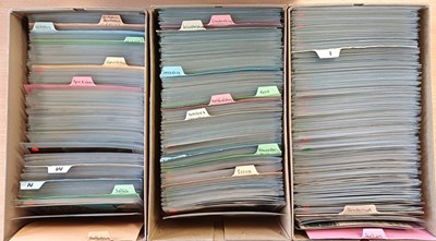 Lot 167 - UK Topographical Postcards, three trade boxes,...