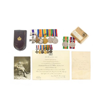 Lot 11 - A First/Second World War MC Group of Six...