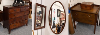 Lot 1314 - A George III Mahogany Chest of Drawers,...
