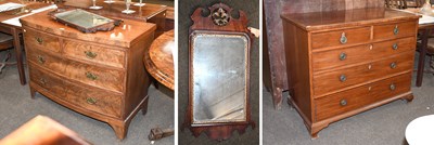 Lot 1411 - A George III Mahogany Straight Front Chest of...