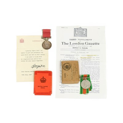 Lot 17 - A British Empire Medal (Civil Division),...