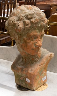 Lot 218 - After the Antique a Terracotta Bust of an...