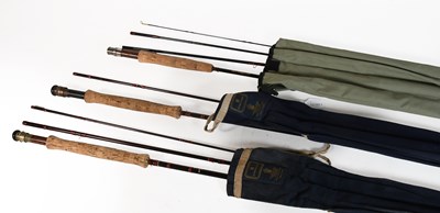 Lot 3083 - A Hardy Graphite De-Luxe Fly Rod